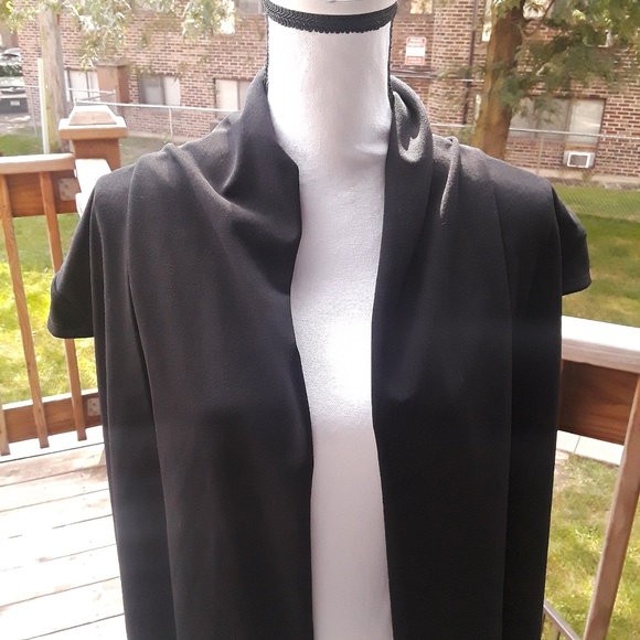 Fashion Nova The Black Great Escape Jacket Cape 3X - Picture 7 of 8